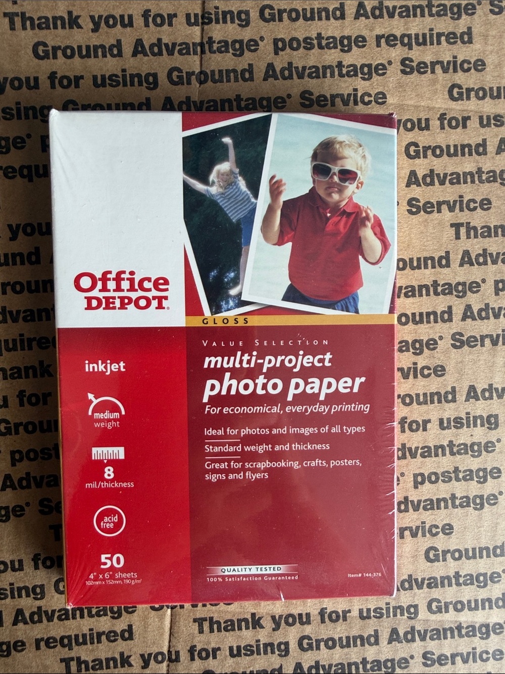 Gloss Multi-Project Photo Paper - Red